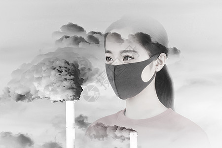 工厂排烟环境污染设计图片