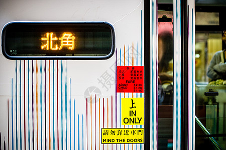 地铁车站香港北角背景