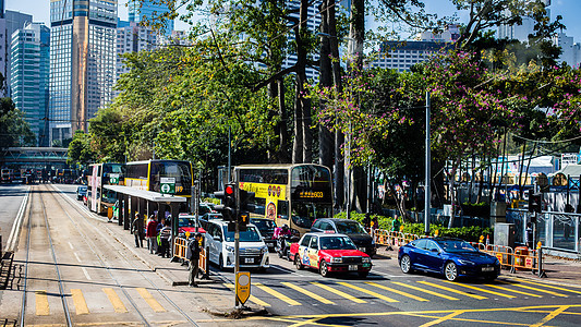 香港街道图片