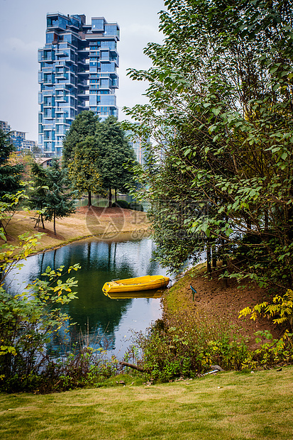 麓湖风景图片