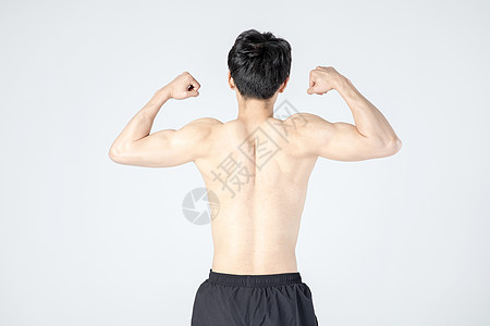 运动男性人像肌肉展示图片