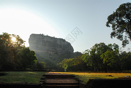 世界建筑斯里兰卡锡吉里亚古城背景