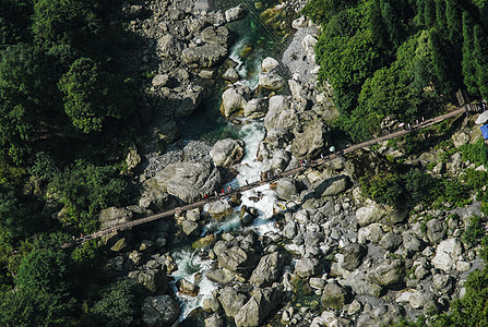 四川彭州银厂沟景区图片