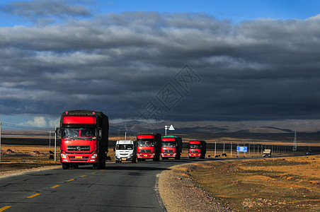 青藏公路风光背景图片