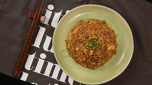 酱油炒饭好吃的炒饭高清图片