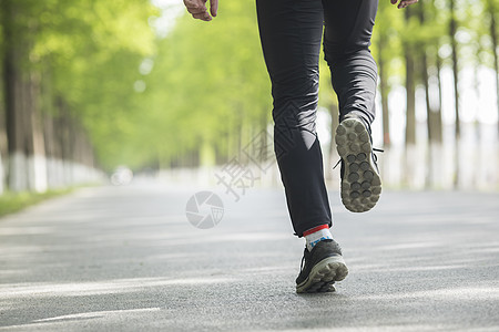 路跑户外跑步背景