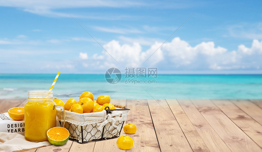 水果夏天背景图片