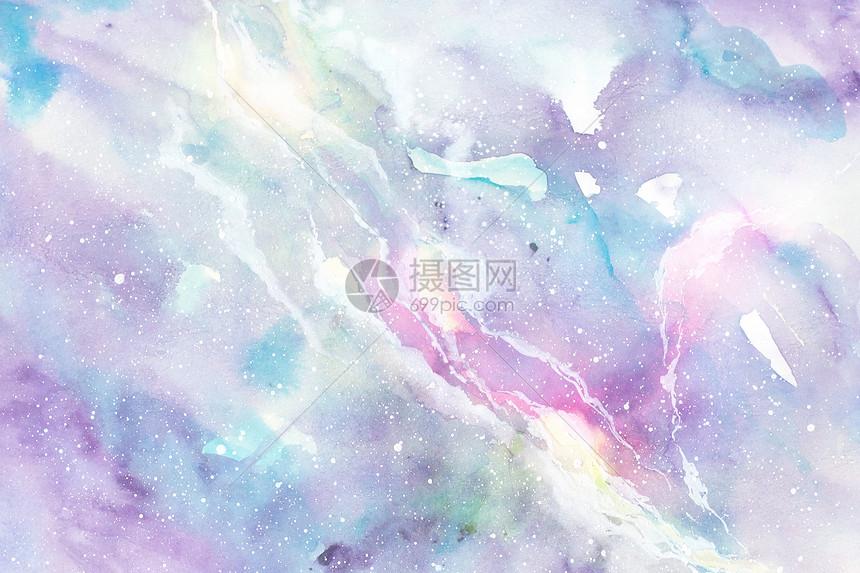 梦幻星空水彩背景图片素材 正版创意图片 摄图网 梦幻星空水彩背景图片素材 正版创意图片 摄图网