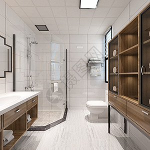 浴室柜效果图现代卫生间效果图背景