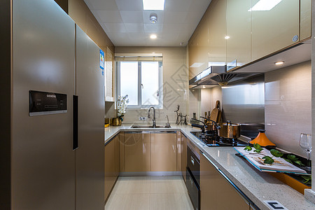 现代家居效果图未来厨房背景