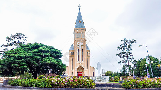 越南大叻大教堂图片