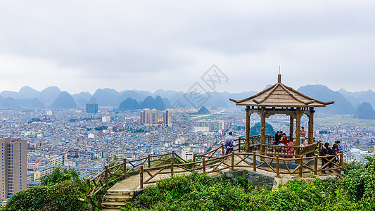 广西靖西城市风光旅游高清图片素材