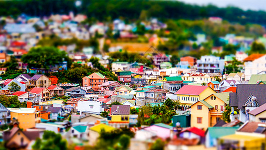 越南旅行越南大叻城市景观背景