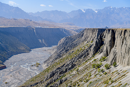 巴塞罗那风景新疆红山大峡谷背景