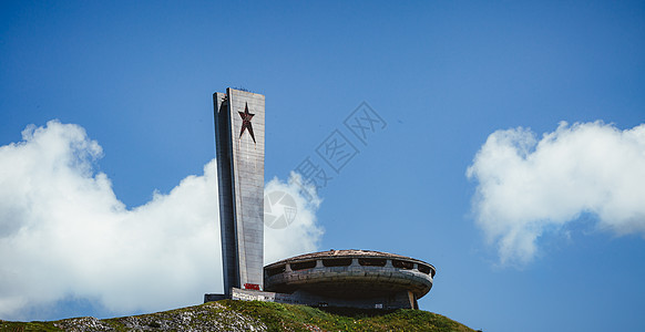 欧洲保加利亚飞碟纪念碑图片