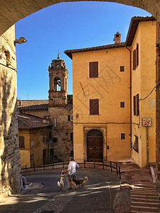 意大利古镇街景图片