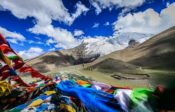 西藏高原雪山图片