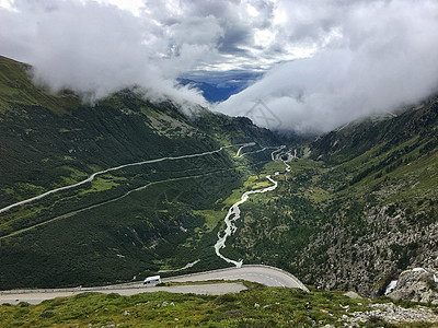 瑞士金色山口瑞士自然风光背景