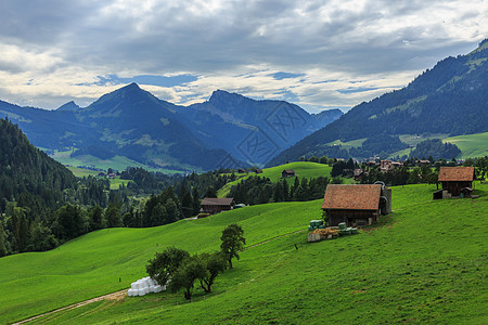 瑞士高山风光图片