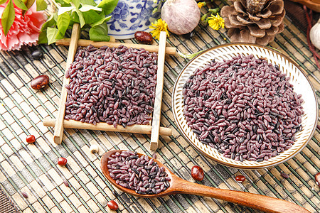 紫薯米食物紫薯米高清图片
