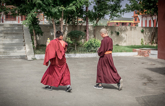 寺庙求子僧人播种图片