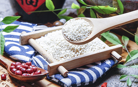 芝麻粒食物白芝麻高清图片