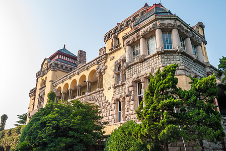 城市探索青岛建筑背景