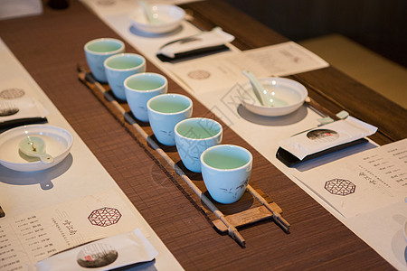 中国传统文化茶席桌面图片
