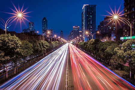 城市流动城市中的车来车往背景