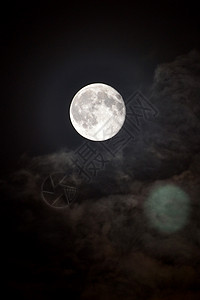 长栏月球长焦照片背景
