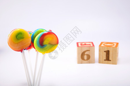六一儿童节的棒棒糖背景图片