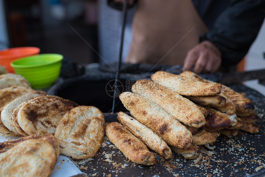 江苏靖江季市老街烧饼图片