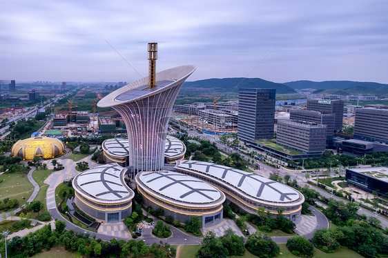 武汉未来科技城马蹄莲建筑图片