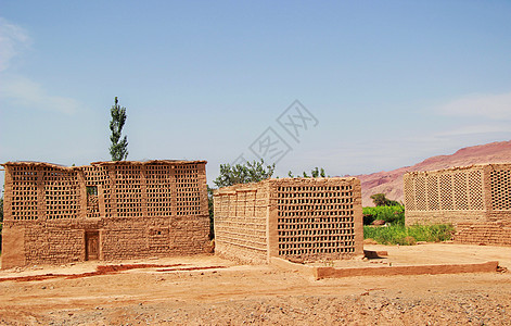新疆吐鲁番地区农村房屋图片