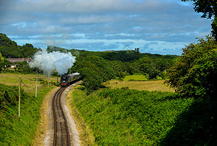 英国蒸汽火车图片