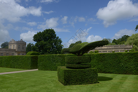别墅庄园英国英格兰著名的朗利特庄园背景