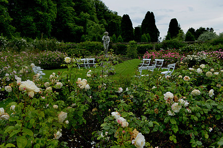 英国乡村花园英国霍华德庄园花园园林艺术背景