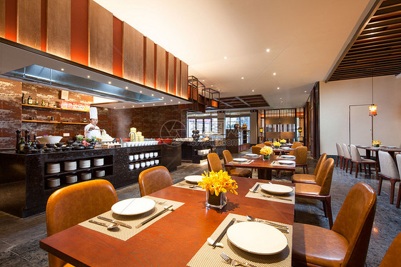 五星酒店早餐厅