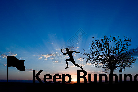 奔跑的人图片素材