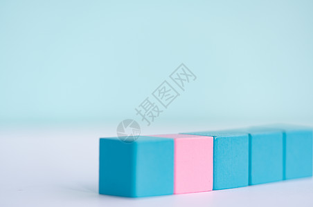 蓝色糖果概念性别方块背景