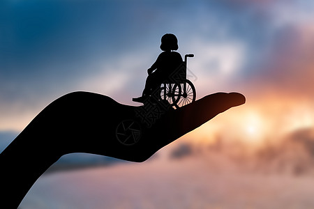 全国助残日残疾人就业高清图片