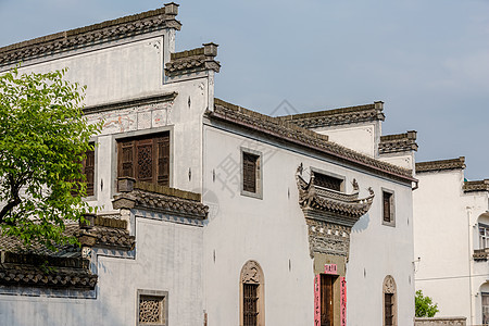 中式建筑素材背景图片