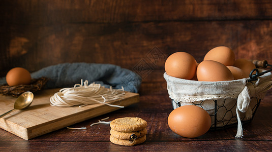 鸡蛋甜点制作高清图片