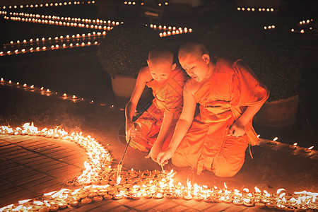 泰国清迈水灯节图片