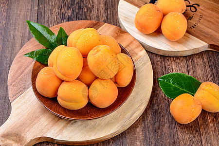水果杏子果肉食品高清图片