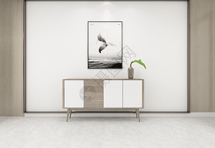 家具海报现代简洁风家居陈列室内设计效果图背景