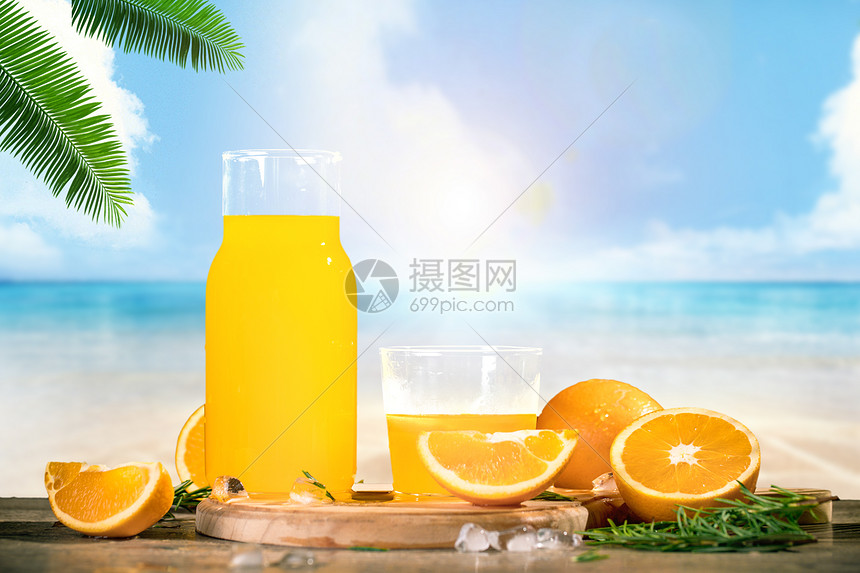 水果夏天背景图片