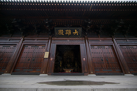 江南古镇的古建筑楼宇高清图片素材