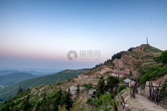 仙居顶山峦风景图片