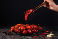 夏季美食小龙虾图片